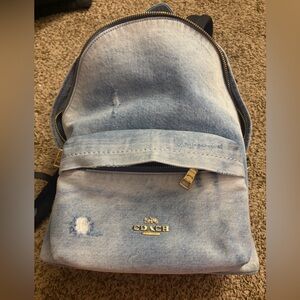 COACH Loved Denim Taylor Backpack
